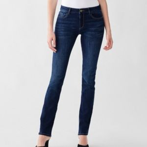 DL1961 Coco Mid-rise Curvy Straight Jeans Size 27
